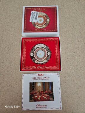 2025 THE WHITE HOUSE HISTORICAL ASSOCIATION CHRISTMAS HOLIDAY ANNUAL ORNAMENT
